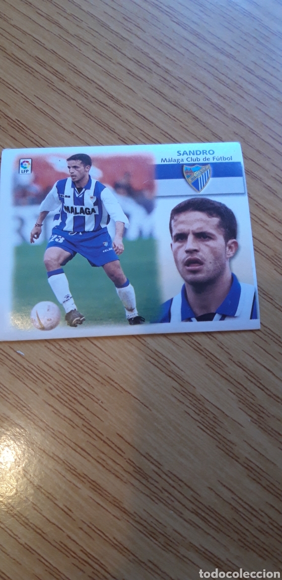 Cromos de f&uacute;tbol: Sandro malaga 99 00 1999 2000 este sin pegar - Foto 1