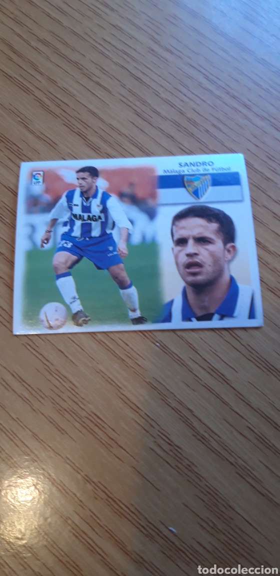 Cromos de f&uacute;tbol: Sandro malaga 99 00 1999 2000 este sin pegar - Foto 1