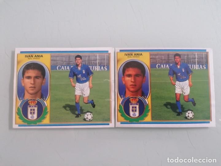 Cromos de f&uacute;tbol: ESTE 96 97 IVAN ANIA DOS VERSIONES COLOR - Foto 1