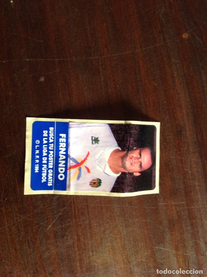 Cromos de f&uacute;tbol: CROMO FERNANDO VALENCIA CHICLES - Foto 1