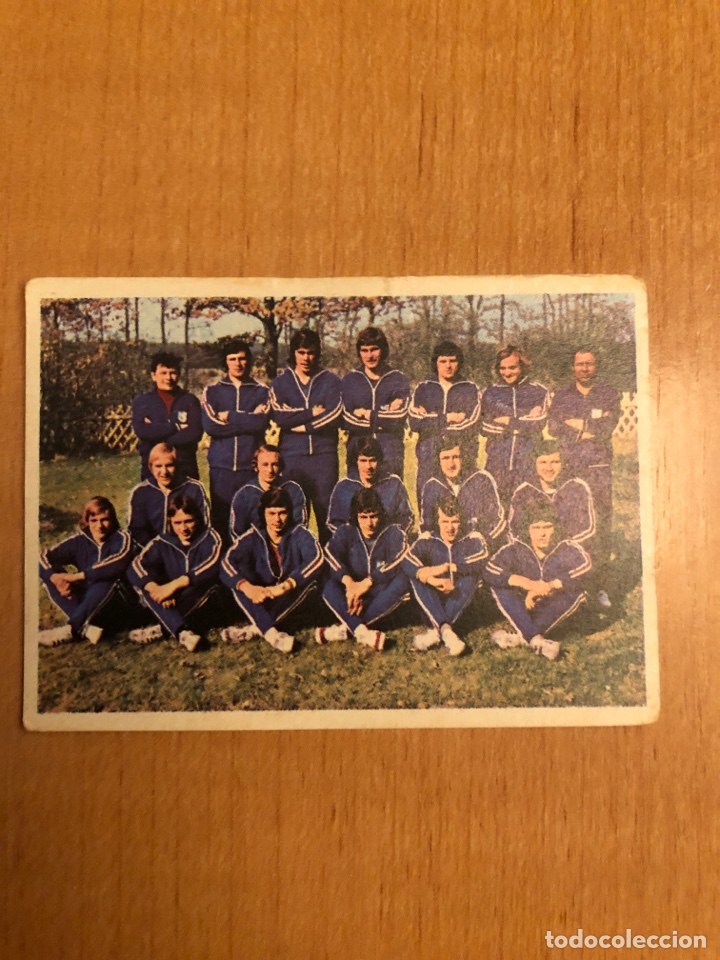 Fu&szlig;ball-Sticker: # 5 Magdeburgo Fher 75-76. Alineaci&oacute;n sin pegar