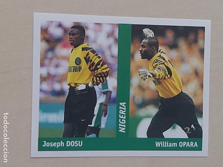 Cromos de Futebol: CROMO N&ordm; 166 DOSU,OPARA - MUNDIAL WORLD CUP FRANCE 98 - EDITORIAL DS - NUEVO