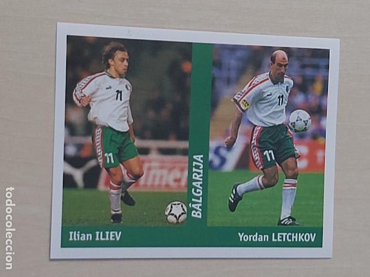 Cartes &agrave; collectionner de Football: CROMO N&ordm; 183 LILIEV,LETCHKOV - MUNDIAL WORLD CUP FRANCE 98 - EDITORIAL DS - NUEVO