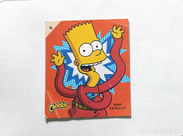 Cromos de F&uacute;tbol: COLECCI&Oacute;N TAZO, TAZOS , CHEETOS , LOS SIMPSONS NUMERO 8