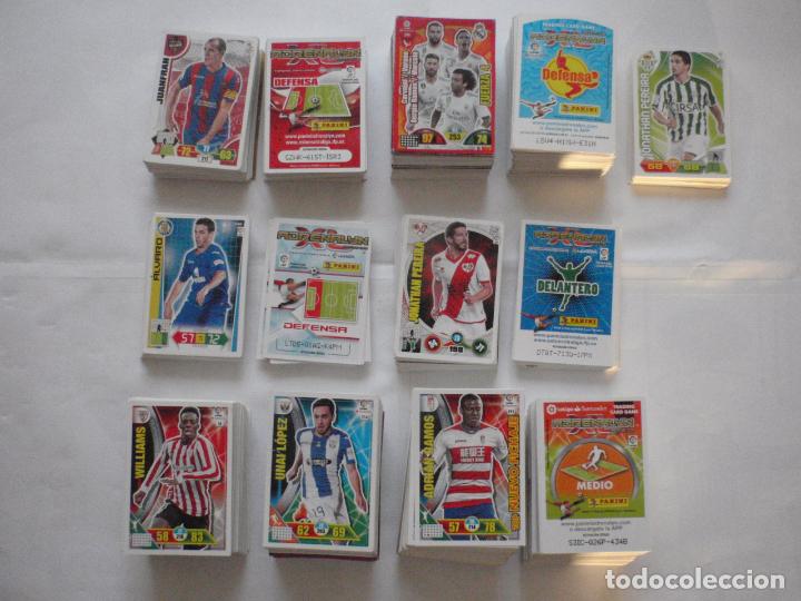 Fu&szlig;ball-Sticker: LOTE 750 cromos de futbol distintas temporadas. Trading Cards ADRENALYN XL PANINI.