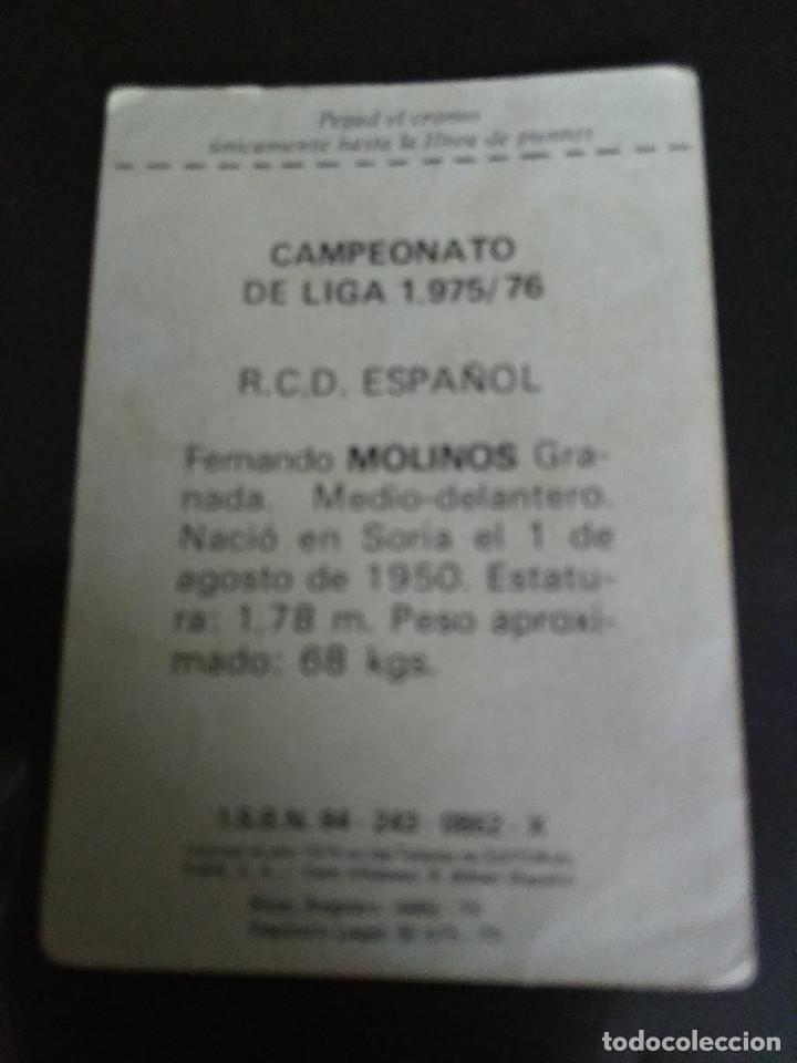 Cromos de f&uacute;tbol: MOLINOS - Foto 2
