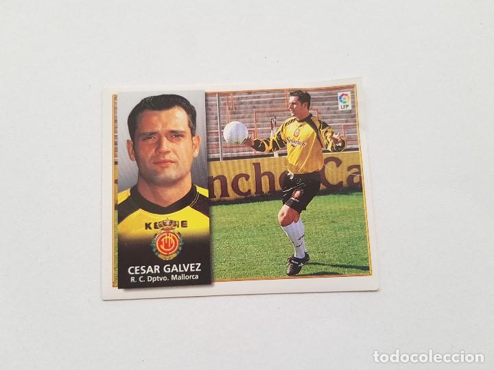 Cromos de f&uacute;tbol: Cromo coloca C&Eacute;SAR G&Aacute;LVEZ (MALLORCA) Este 98/99 (ventanilla) - Foto 1