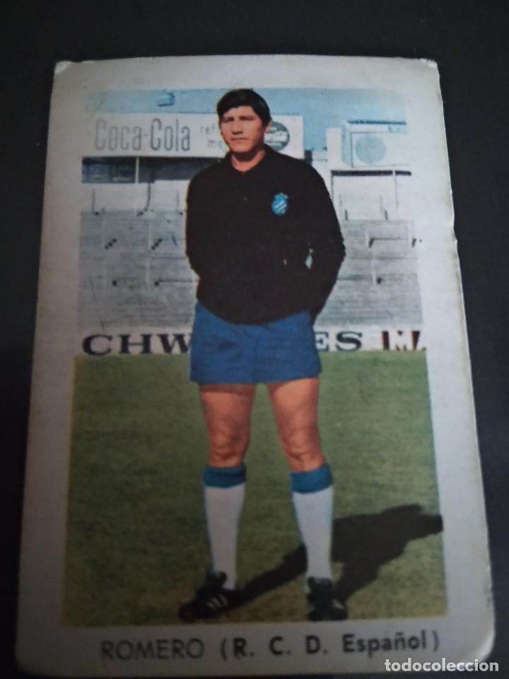 Cromos de f&uacute;tbol: ROMERO - Foto 2