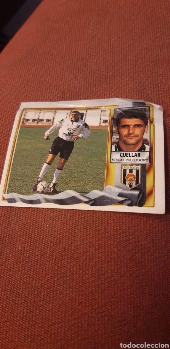 Cromos de f&uacute;tbol: Cuellar merida este 95 96 1995 1996 ventanilla - Foto 1