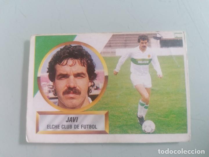 Cromos de f&uacute;tbol: ESTE 88 89 JAVI TRASERA # SIN PEGAR - Foto 2