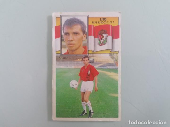 Cromos de Futebol: ESTE 90 91 LITO FICHAJE N&ordm; 19 RECUPERADO DE &Aacute;LBUM