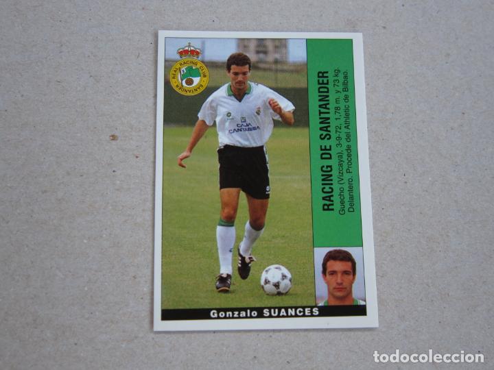Cromos de f&uacute;tbol: PANINI LIGA 95 96 COLOCA SUANCES RACING SANTANDER 1995 1996 NUEVO