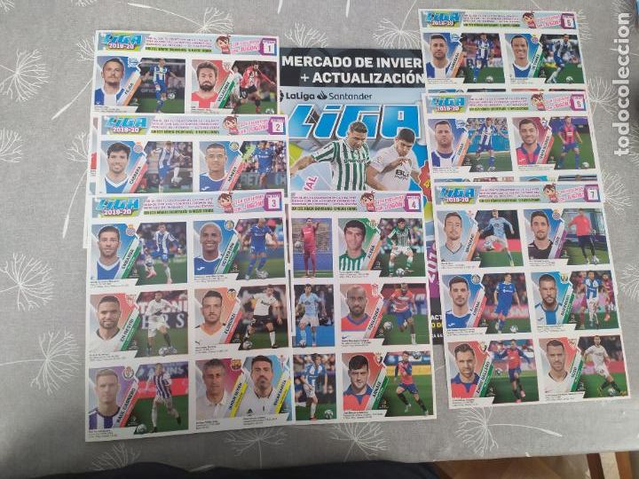 Cartes &agrave; collectionner de Football: TEMPORADA 2019 / 2020 19 / 20 LOS 42 MERCADO DE INVIERNO + ALBUM PLANCHA NUEVOS SIN PEGAR