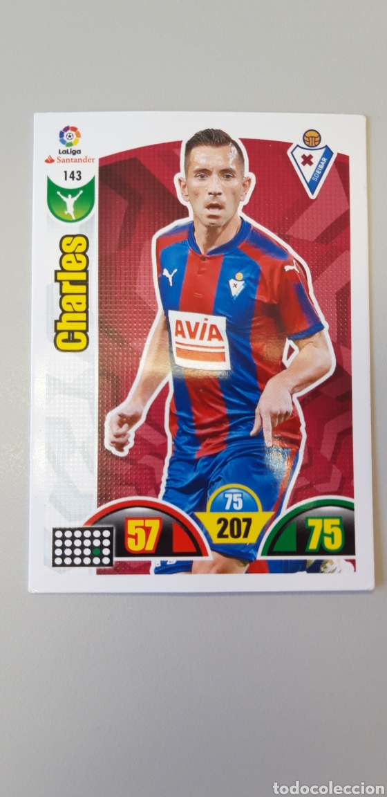 Cromos de f&uacute;tbol: 143 charles Eibar ADRENALYN 2017 2018 17 18 - Foto 1