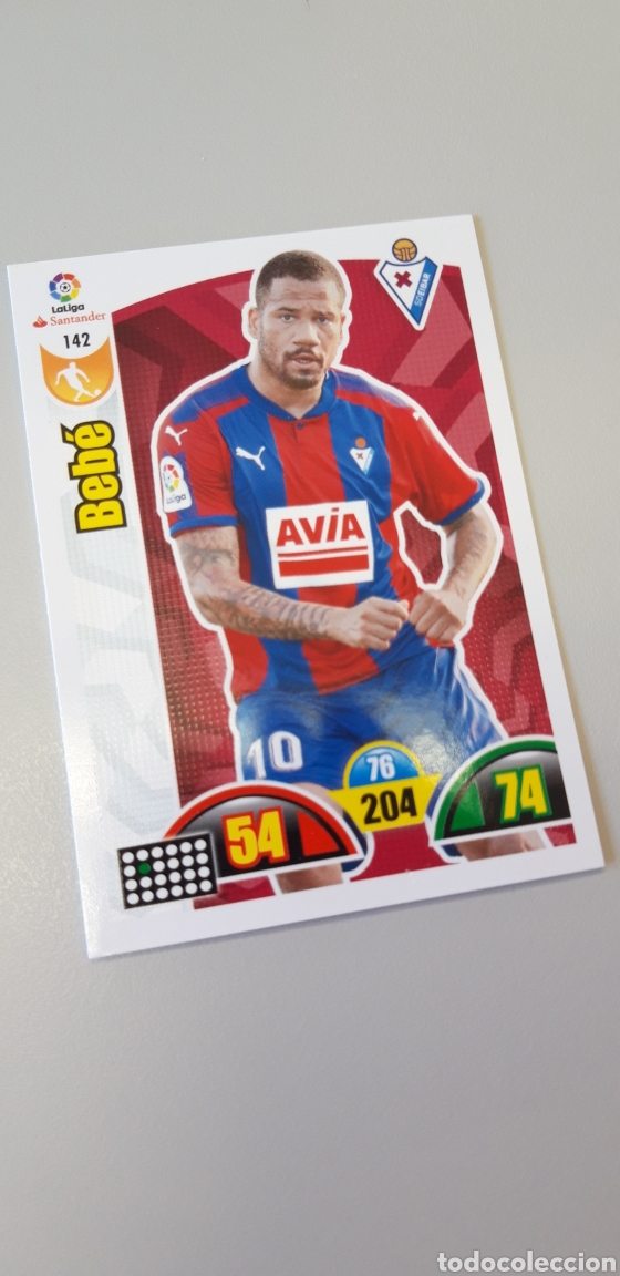 Cromos de f&uacute;tbol: 142 bebe Eibar ADRENALYN 2017 2018 17 18 - Foto 1