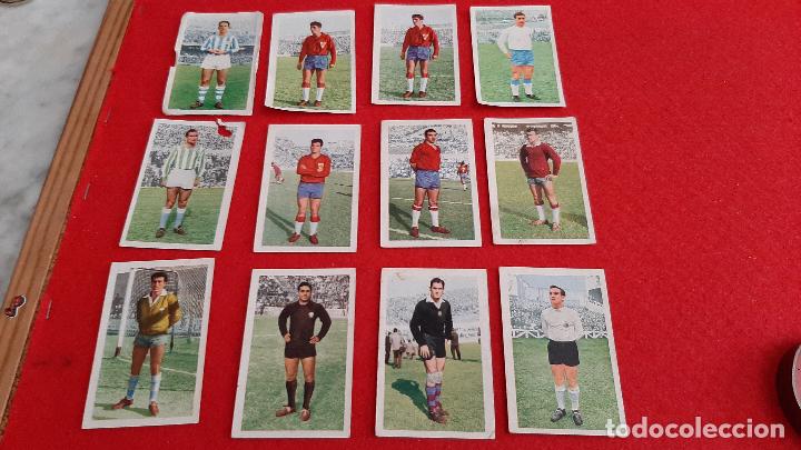 Cromos de F&uacute;tbol: LOTE 12 CROMOS FUTBOL LIGA 1960 61 60 61 EDICIONES FERCA NUNCA PEGADOS ORIGINAL L12