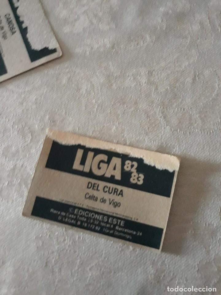 Cromos de f&uacute;tbol: DEL CURA CELTA EDICIONES ESTE 82-83 - Foto 2