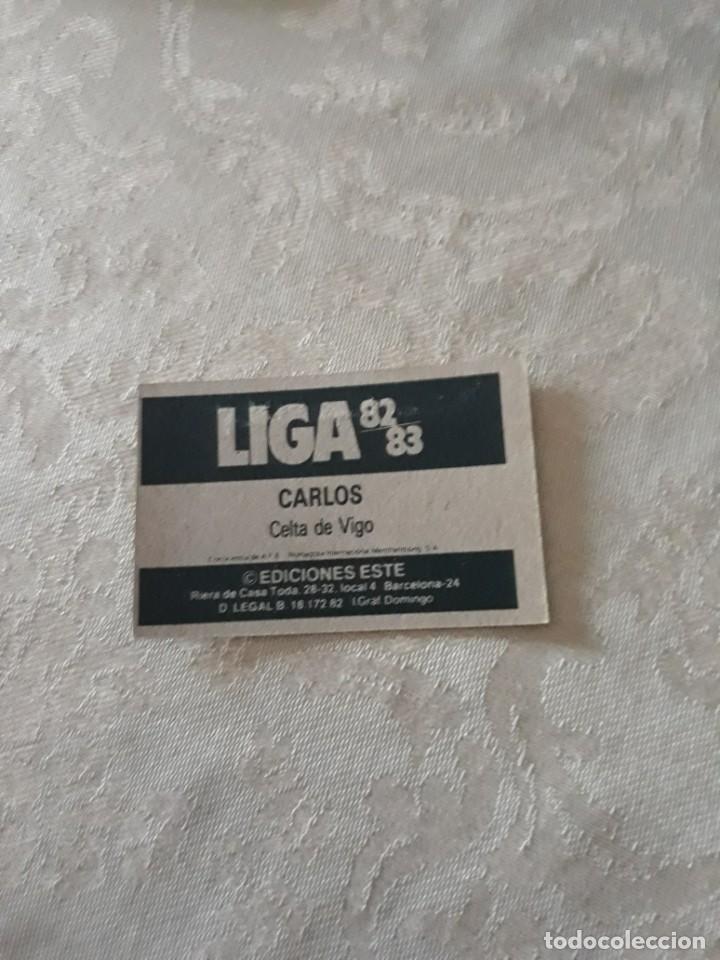 Cromos de f&uacute;tbol: CARLOS CELTA EDICIONES ESTE 82-83 - Foto 2