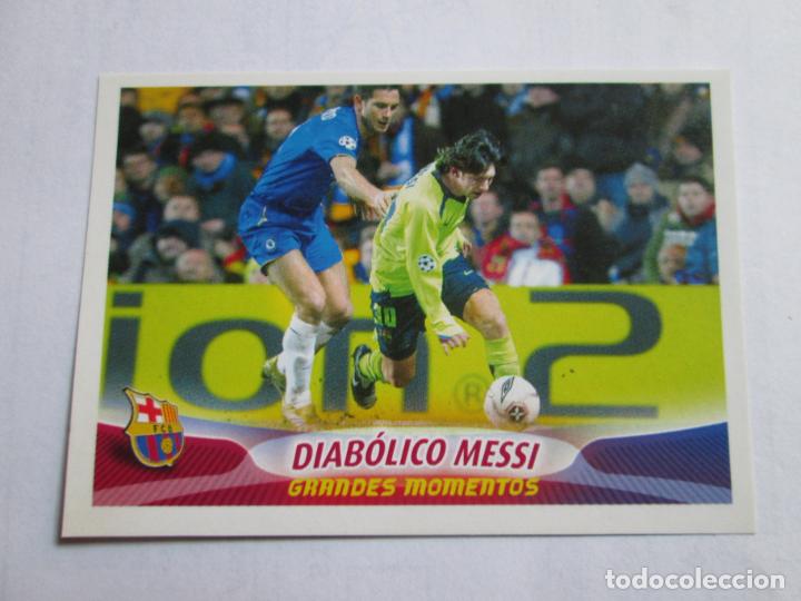 Cromos de F&uacute;tbol: #88 GRANDES MOMENTOS BARCELONA DIAB&Oacute;LICO MESSI 05 06 SUPER BAR&Ccedil;A 2005 2006 PANINI SIN PEGAR