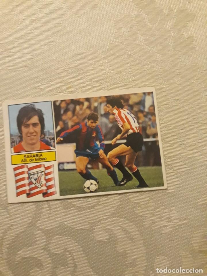 Cromos de f&uacute;tbol: SARABIA ATH. BILBAO EDICIONES ESTE 82-83 - Foto 1