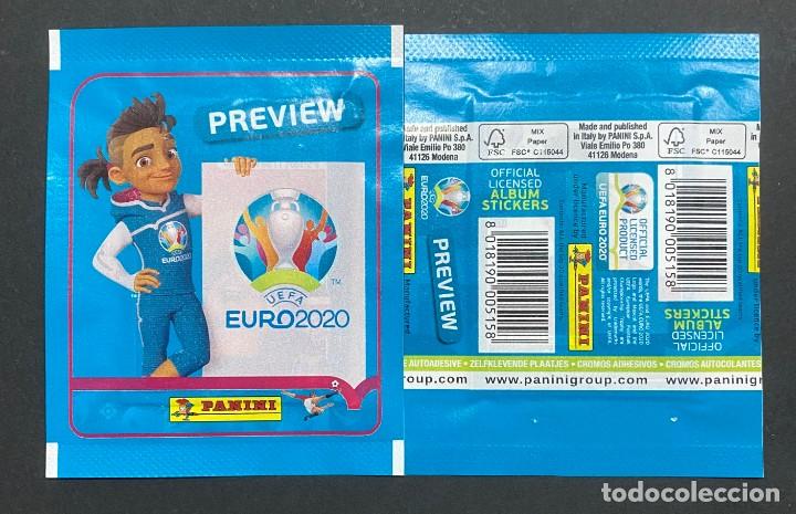 Cromos de F&uacute;tbol: SOBRE DE CROMOS SIN ABRIR PREVIEW EURO 2020 20 PANINI