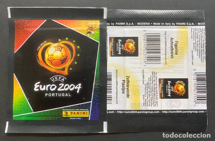 Cromos de f&uacute;tbol: SOBRE DE CROMOS SIN ABRIR EURO PORTUGAL 2004 04 VERSION EUROPA PANINI