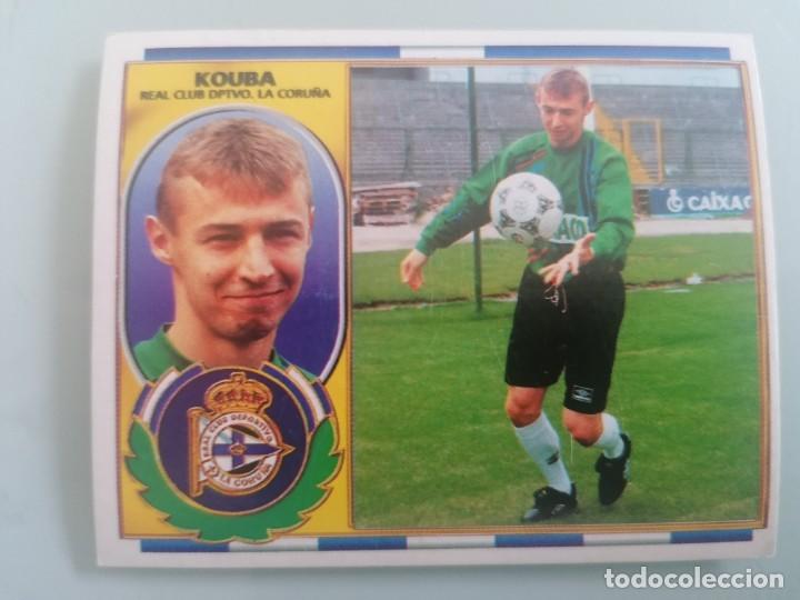 Cromos de f&uacute;tbol: ESTE 96 97 KOUBA ERROR DE IMPRESI&Oacute;N SIN PEGAR - Foto 1