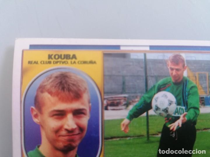Cromos de f&uacute;tbol: ESTE 96 97 KOUBA ERROR DE IMPRESI&Oacute;N SIN PEGAR - Foto 2