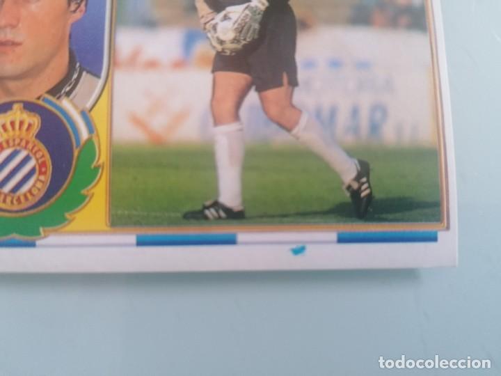 Cromos de f&uacute;tbol: ESTE 96 97 TONI ERROR IMPRESI&Oacute;N SIN PEGAR - Foto 2