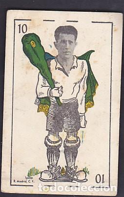 Football Stickers: CROMO CARTA BARAJA DEPORTIVA 10 DE BASTOS