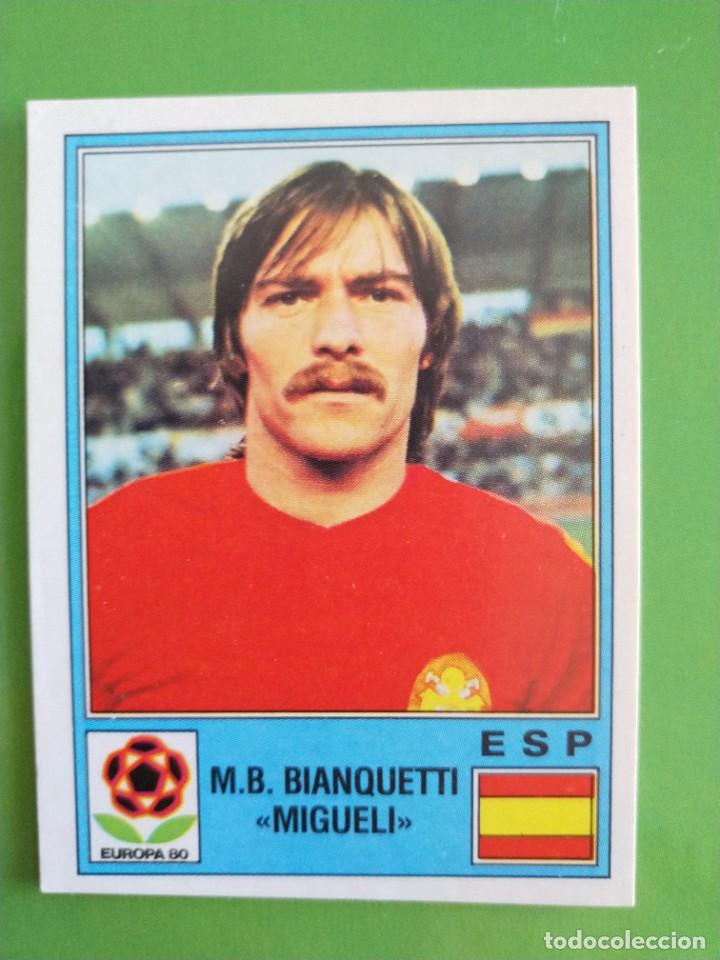 Fu&szlig;ball-Sticker: Cromo Migueli Eurocopa 80 Euro 1980 Panini