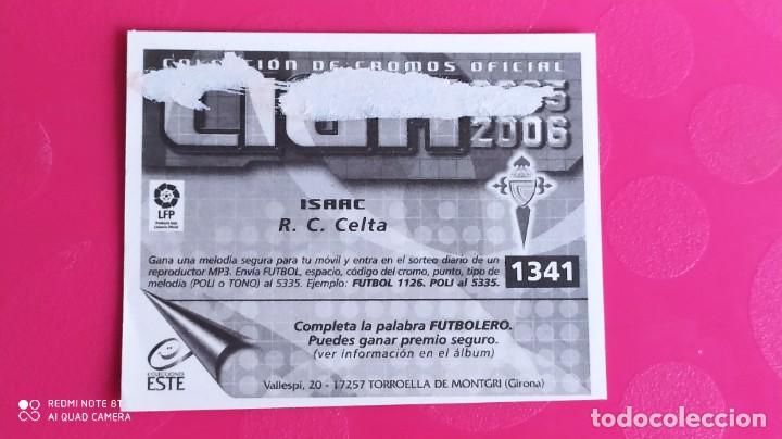 Cromos de f&uacute;tbol: ISAAC CELTA ESTE 05 06 2005 2006 - Foto 2