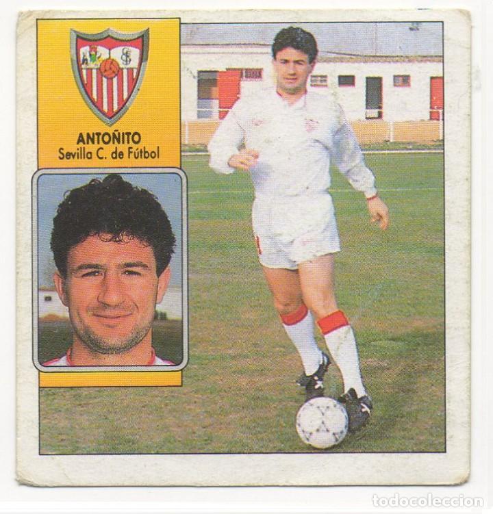 Cromos de f&uacute;tbol: ESTE 92-93 BAJA ANTO&Ntilde;ITO. NUNCA PEGADO - Foto 1