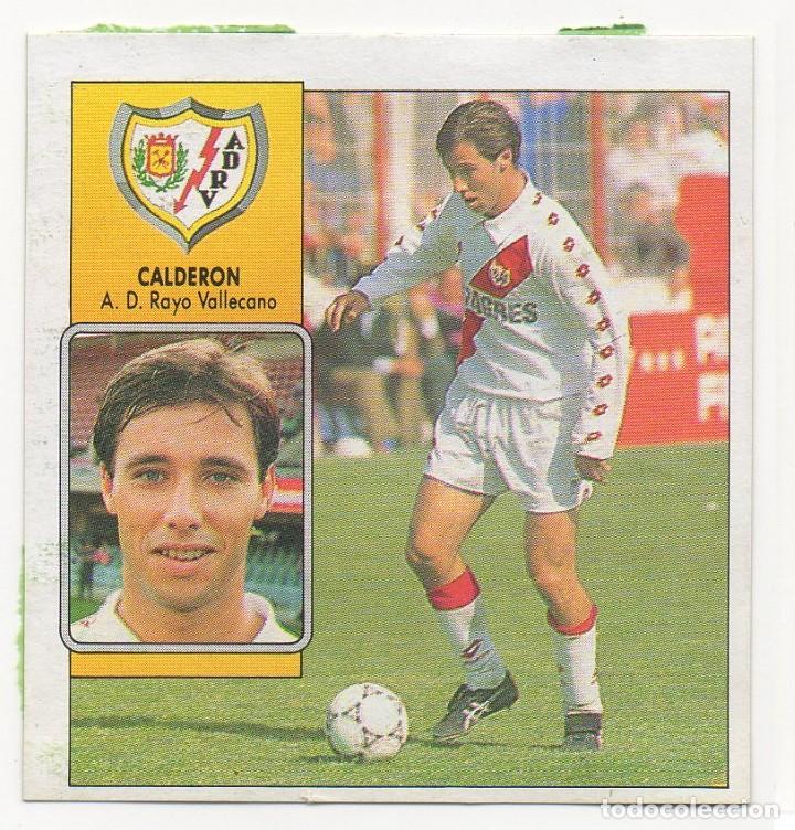 Cromos de f&uacute;tbol: ESTE 92-93 CALDER&Oacute;N. RECUPERADO. - Foto 1