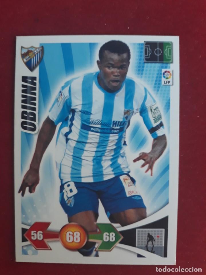 Cromos de f&uacute;tbol: ADRENALYN 2009 2010 MALAGA OBINNA - Foto 1