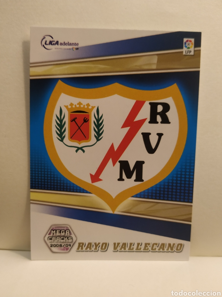 Figurine di Calcio: Megacracks 2008/09 424 Escudo Rayo Liga Adelante