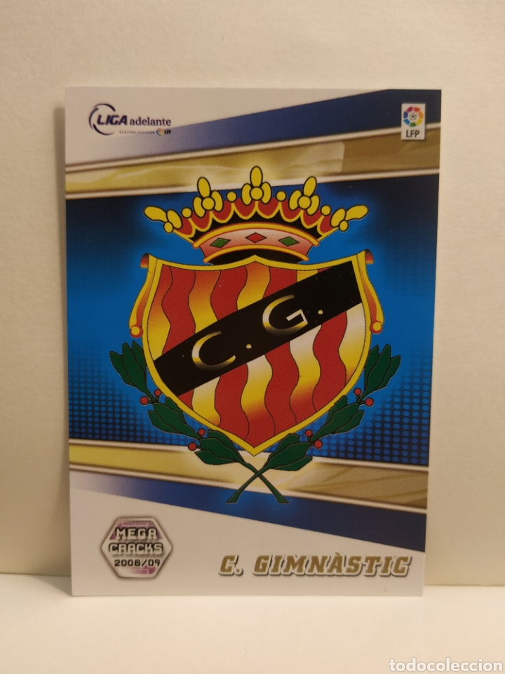 Figurine di Calcio: Megacracks 2008/09 419 Escudo Gimnastic Liga Adelante