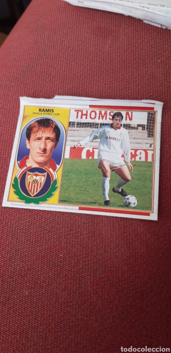 Cromos de f&uacute;tbol: Ramis sevilla este 96 97 1996 1997 ventanilla - Foto 1