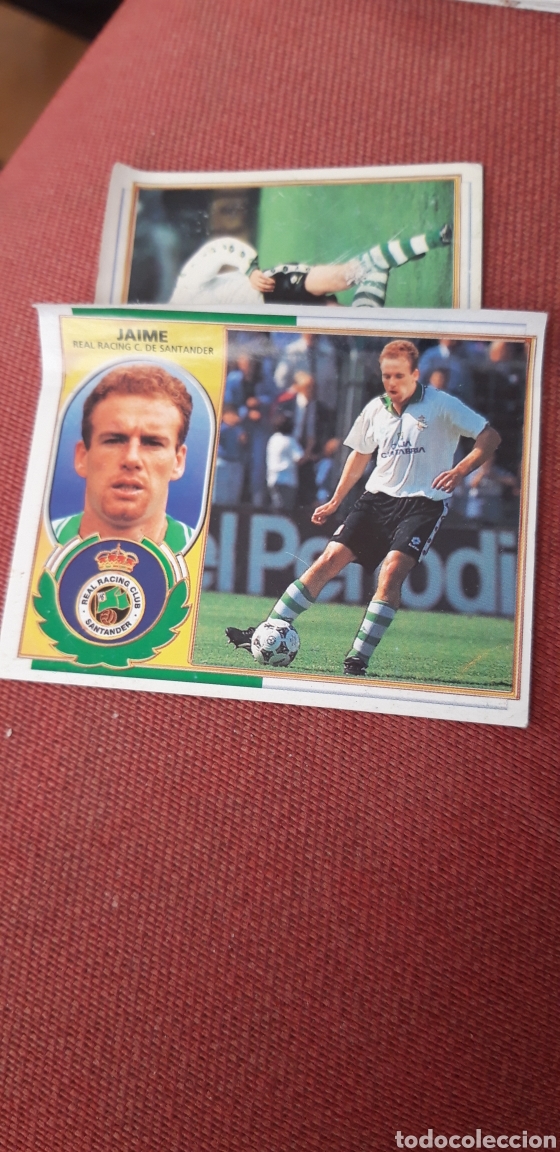 Cromos de f&uacute;tbol: Jaime Racing de Santander este 96 97 1996 1997 ventanilla - Foto 1