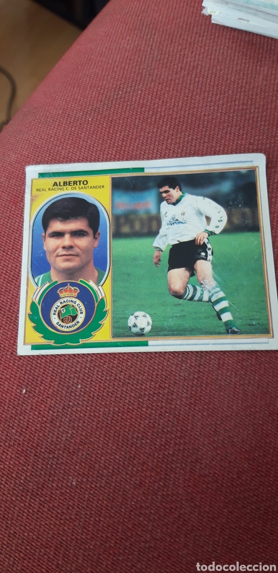 Cromos de f&uacute;tbol: Alberto Racing de Santander este 96 97 1996 1997 ventanilla - Foto 1