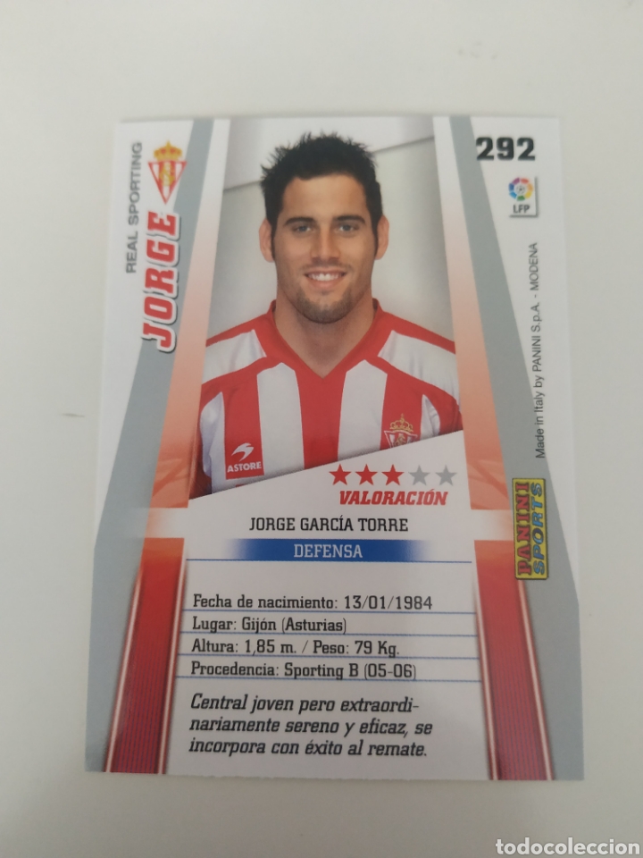 Cromos de f&uacute;tbol: Megacracks 2008/09 292 Jorge Sporting - Foto 2