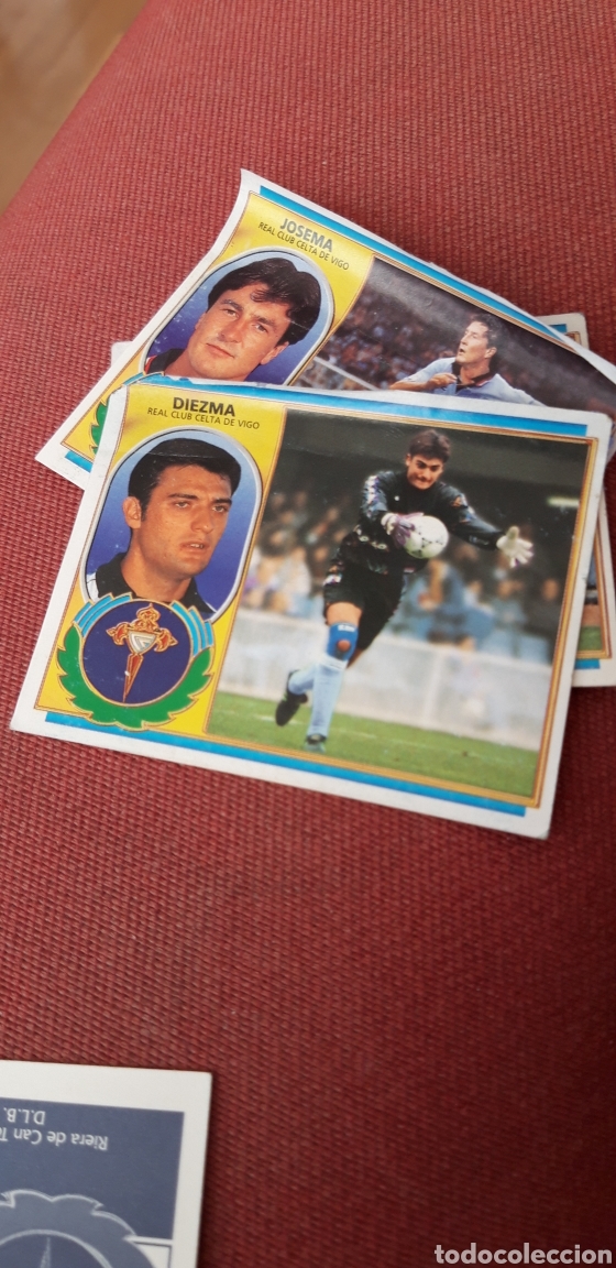 Cromos de f&uacute;tbol: Diezma celta este 96 97 196 1997 ventanilla - Foto 1