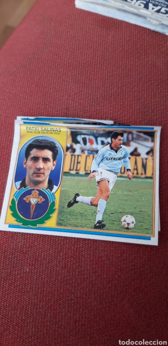 Cromos de f&uacute;tbol: Patxi salinas celta este 96 97 196 1997 ventanilla - Foto 1