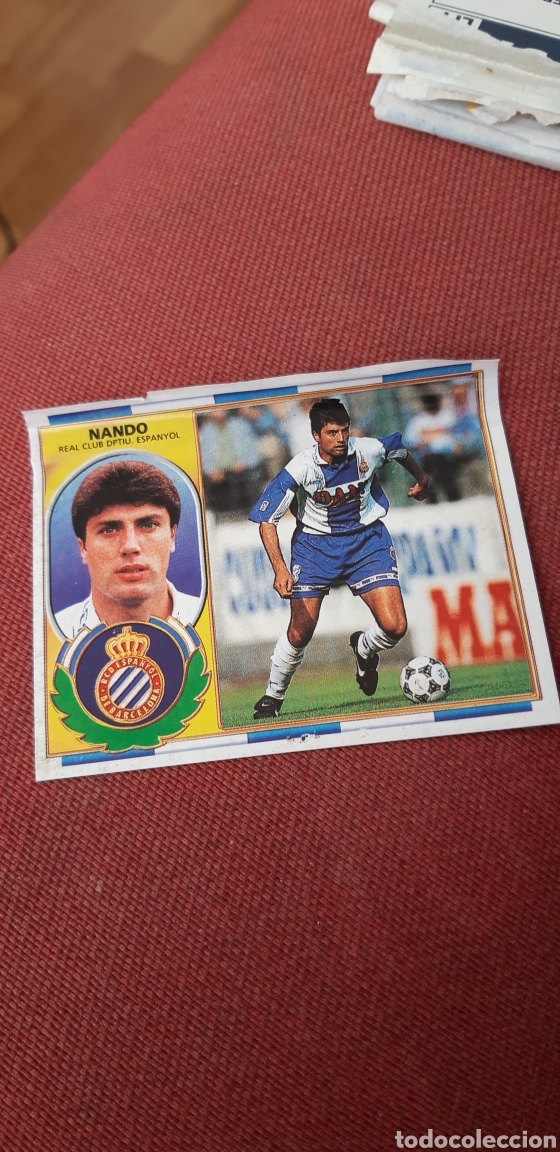 Cromos de f&uacute;tbol: Nando espa&ntilde;ol este 96 97 196 1997 ventanilla - Foto 1