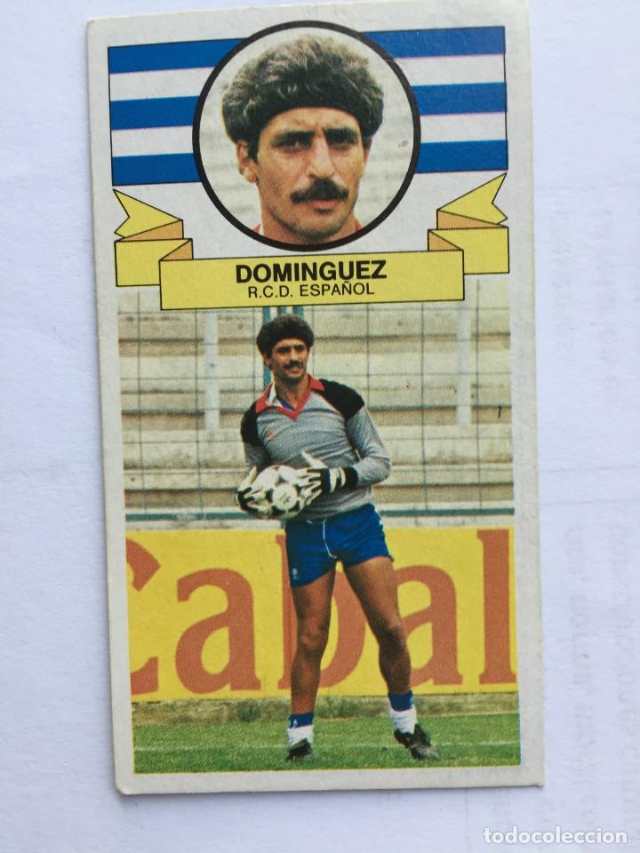Football Stickers: Ediciones Este Liga 85 - 86 DOMINGUEZ, Nunca pegado