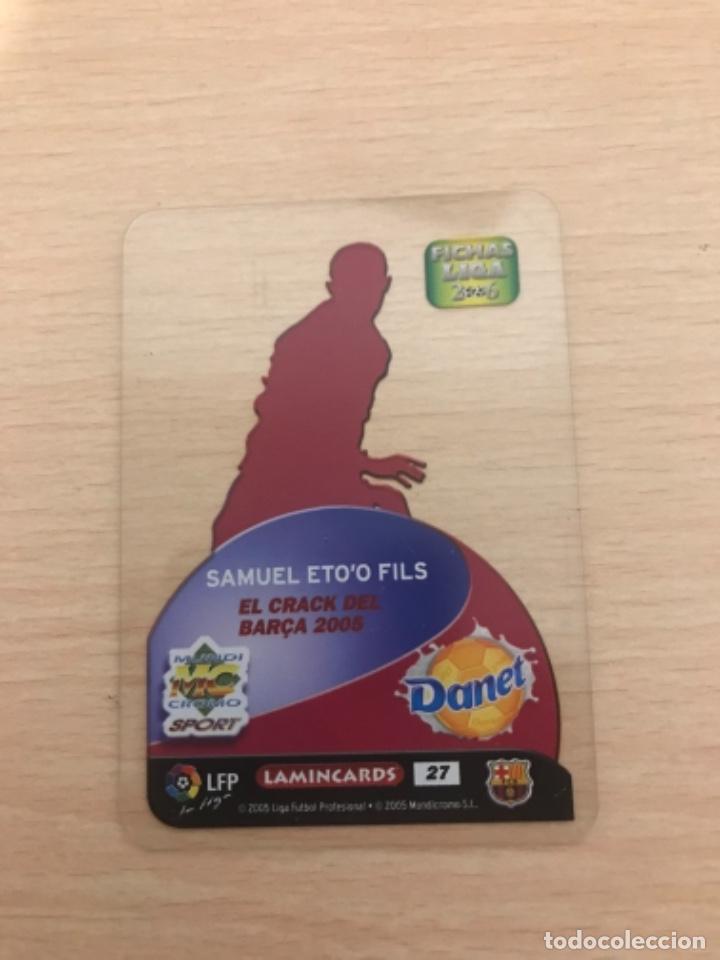 Cromos de f&uacute;tbol: Etoo - Foto 2