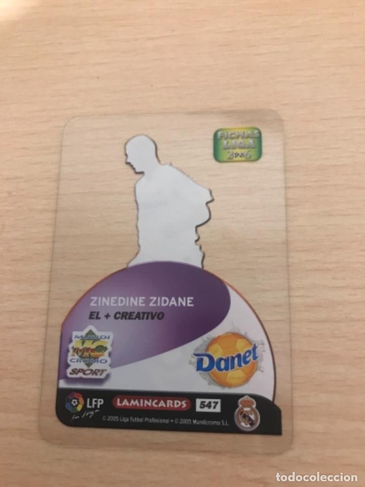 Cromos de f&uacute;tbol: Zidane - Foto 2