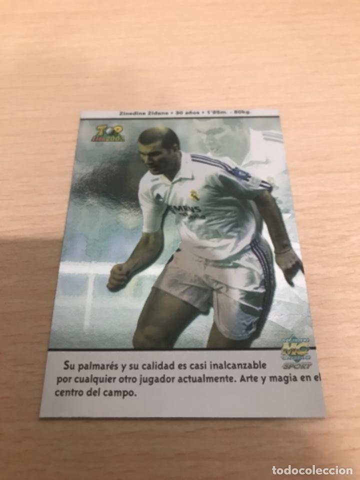 Cromos de f&uacute;tbol: Zidane - Foto 2
