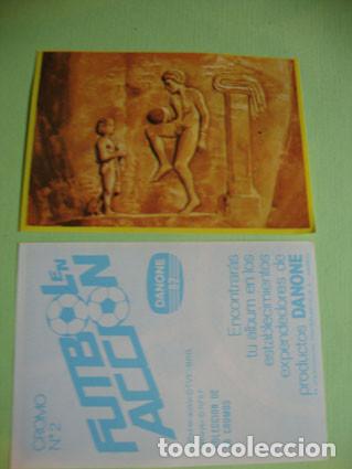 Cromos de F&uacute;tbol: CROMO ALBUM FUTBOL EN ACCION DE DANONE NUMERO 2 (NUEVO)