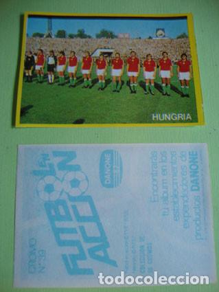 Cromos de F&uacute;tbol: CROMO ALBUM FUTBOL EN ACCION DE DANONE NUMERO 39 (NUEVO)